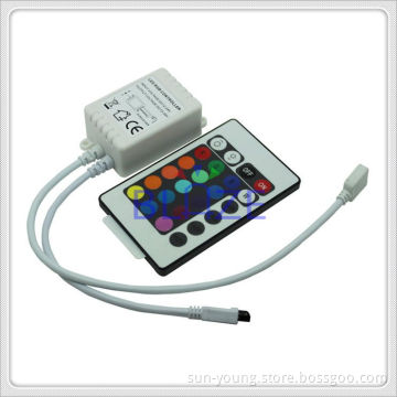 IR 24keys RGB Controller DC 12V/24V 144W MAX